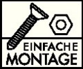 Podestttreppe Alu.-Stahl 4 Stufen einseitig begehbar Podestthöhe 960mm